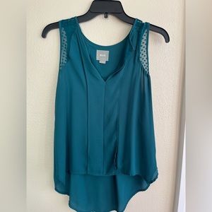 Maeve Turquoise Tank Blouse